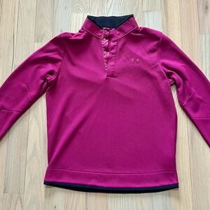 Under Armour ColdGear Golf Polo – Men’s Large – Burgundy